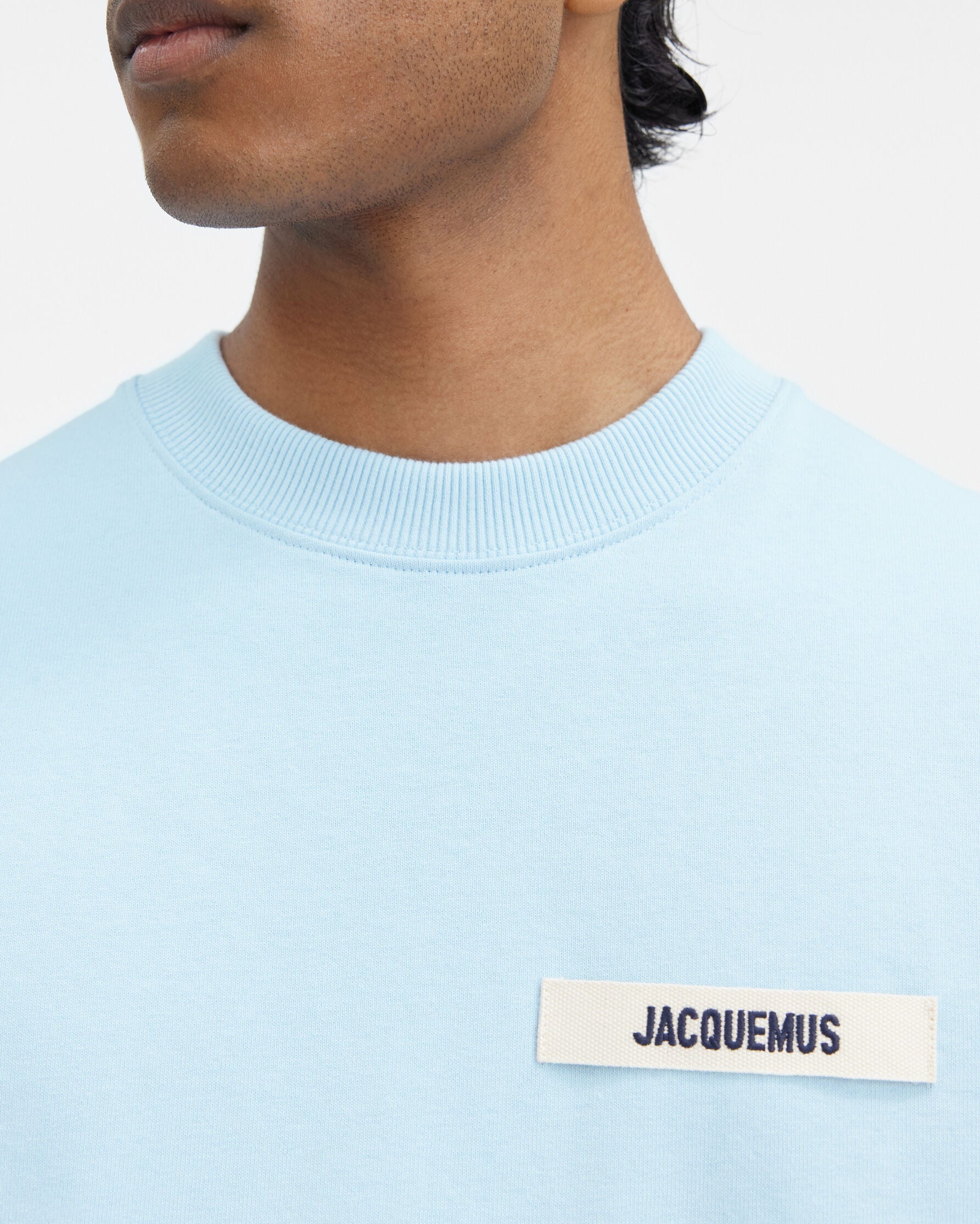 Jacquemus Футболка синя Gros Grain TSM00133AJ002