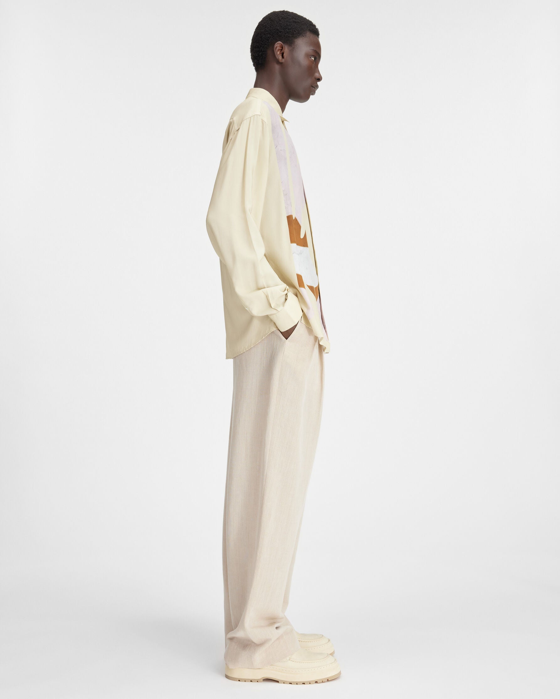 Jacquemus Сорочка бежева La Chemise Simon 245SH001-1002-1GA