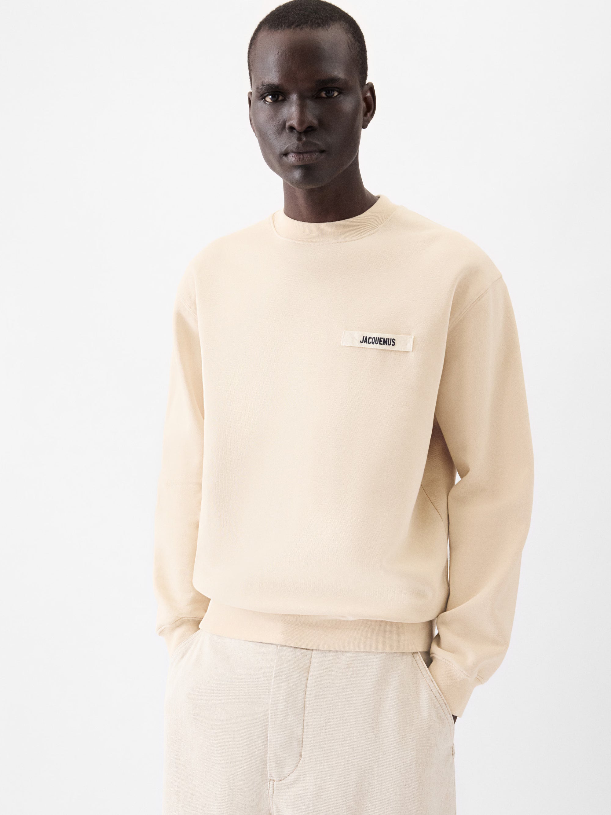 Jacquemus Світшот бежевий Gros Grain SSM00206AJ00126150