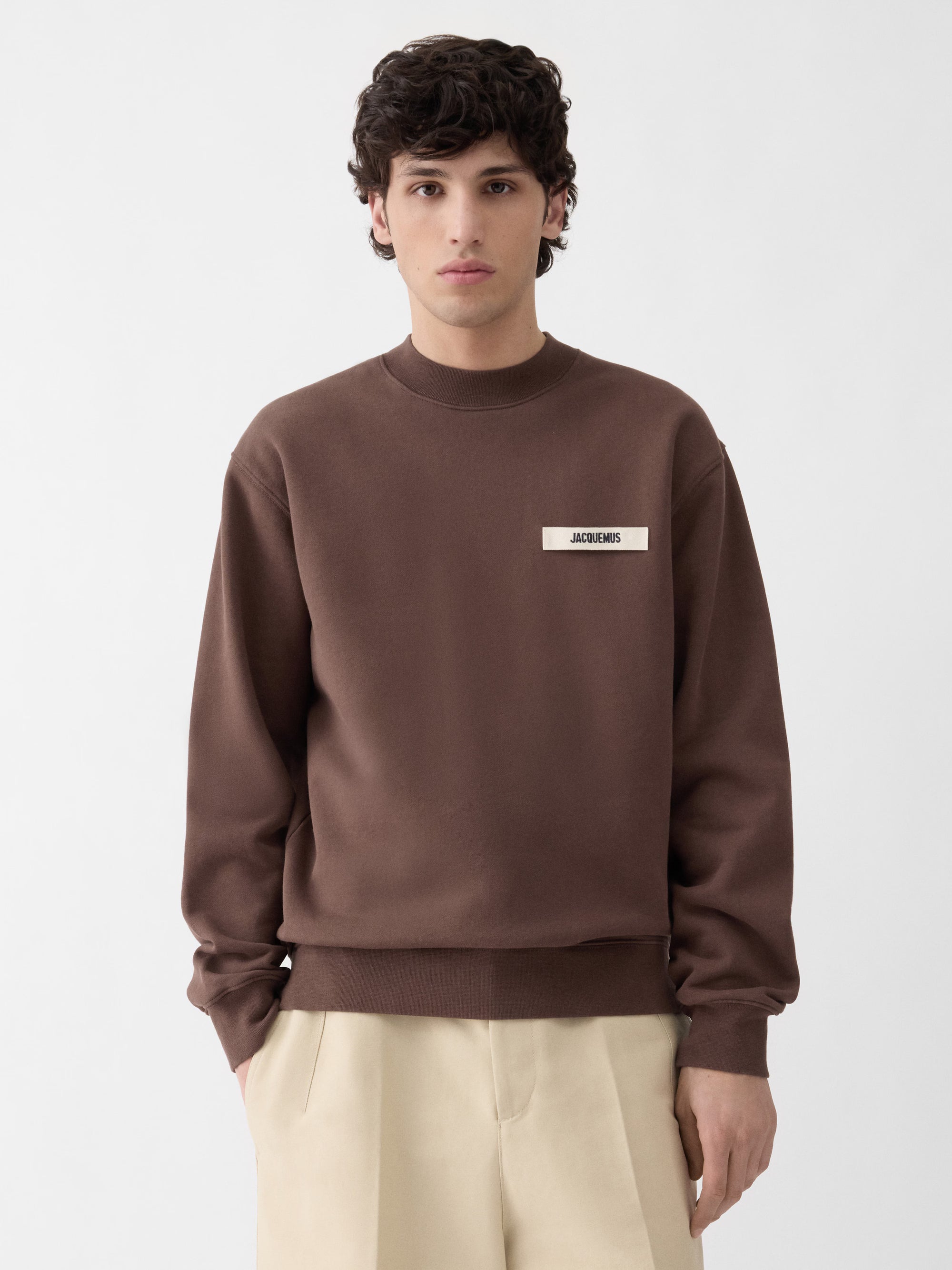 Jacquemus Світшот коричневий Gros Grain SSM00206AJ00126880