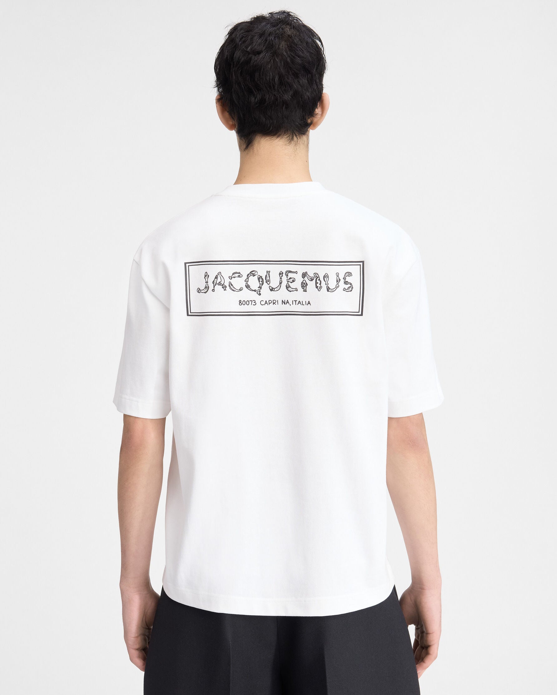 Jacquemus Футболка біла 246JS151-2125-100