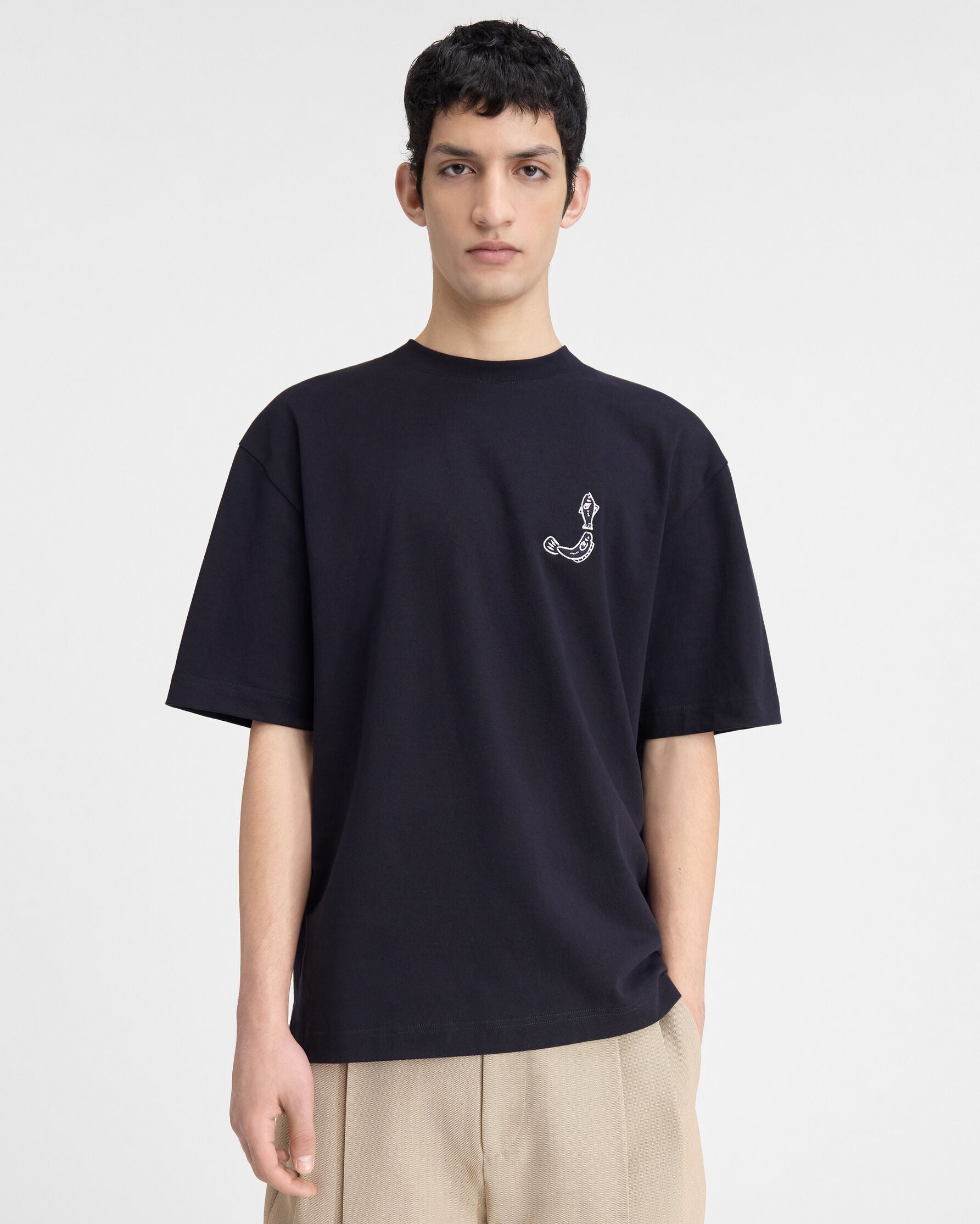 Jacquemus Футболка чорна 246JS151-2125-390