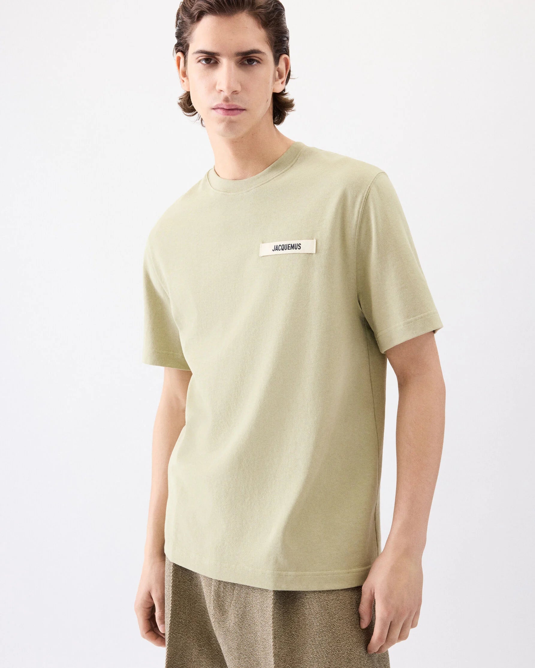 Jacquemus Футболка зелена Gros Grain TSM00133AJ00226530