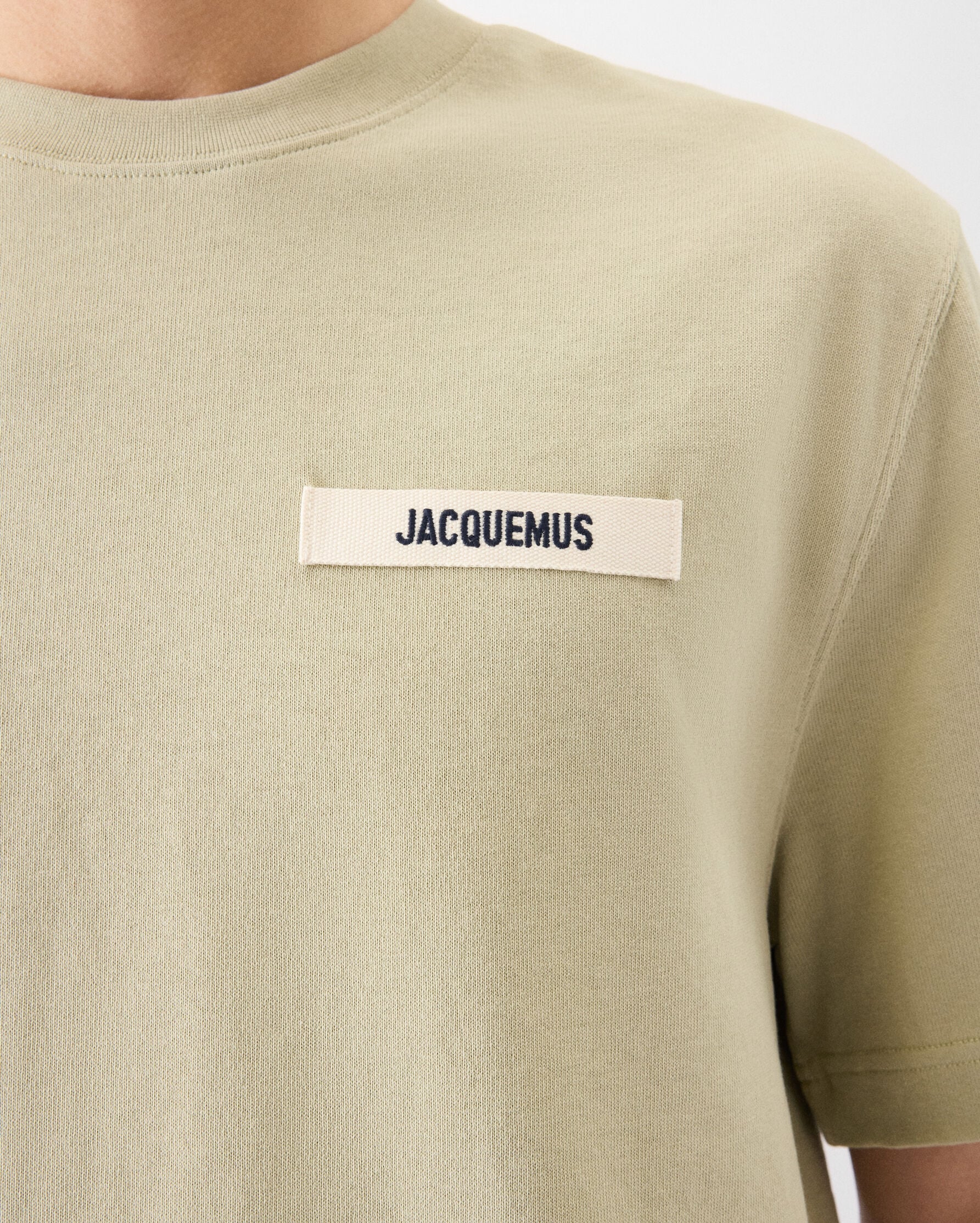 Jacquemus Футболка зелена Gros Grain TSM00133AJ00226530