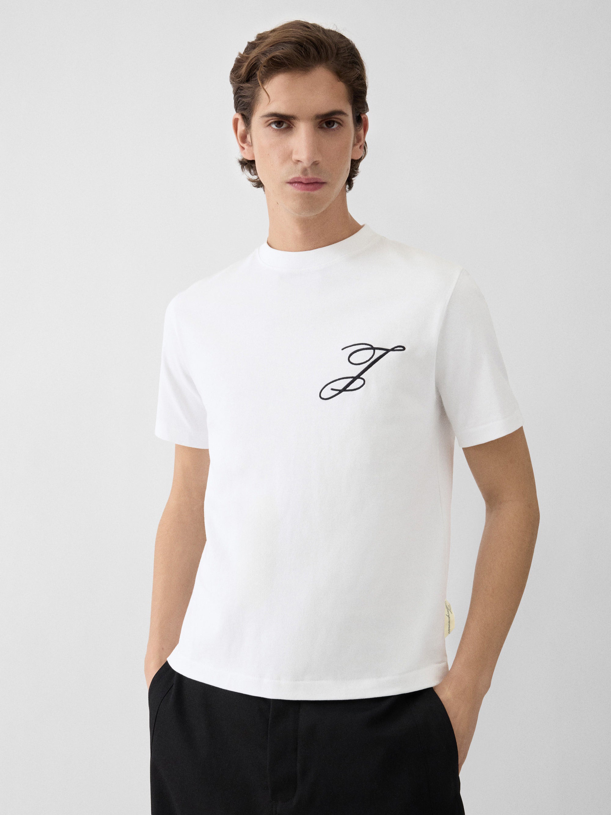 Jacquemus Футболка біла TSU00319AJ00226100