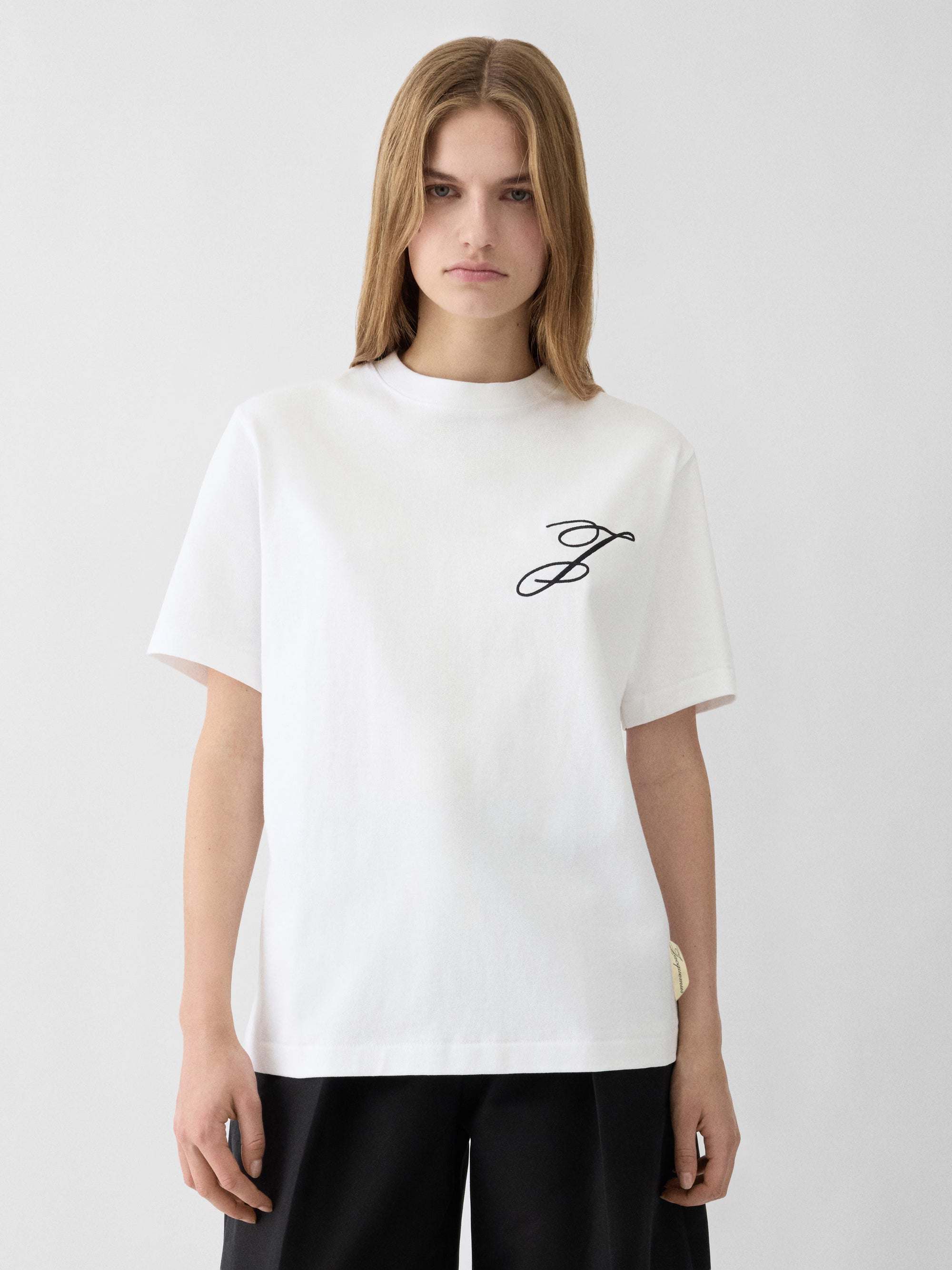 Jacquemus Футболка біла TSU00319AJ00226100