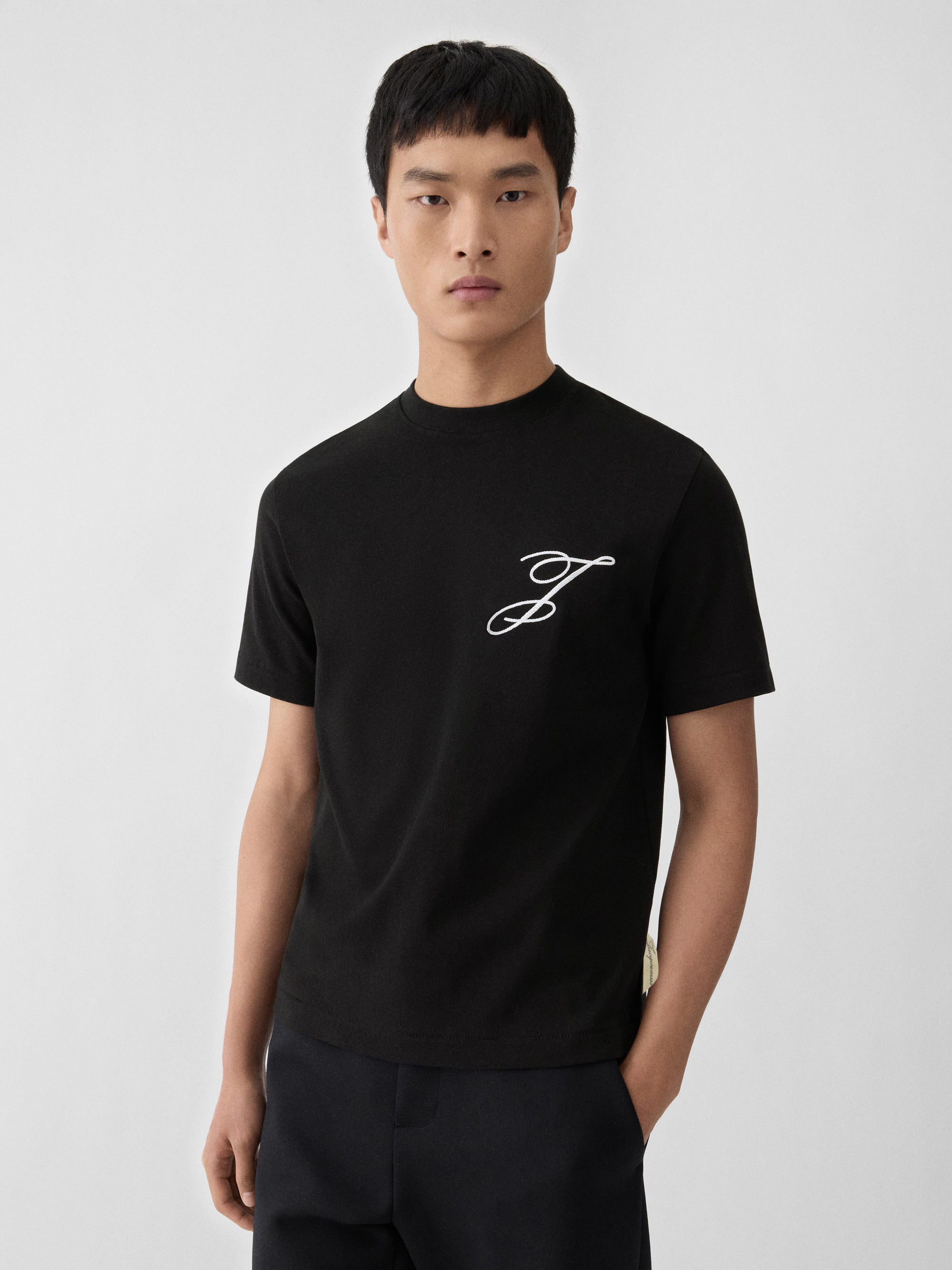 Jacquemus Футболка чорна TSU00319AJ00226990