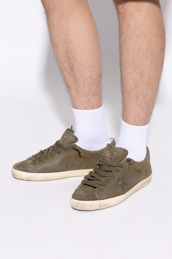 Golden Goose Green Super-Star Classic Sports Shoes With List