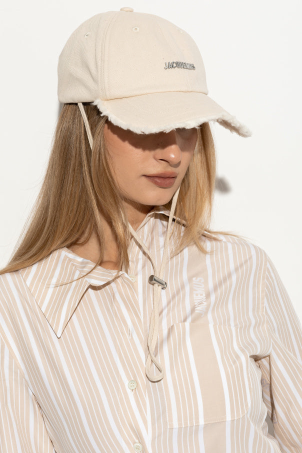 Jacquemus Cream Baseball Cap