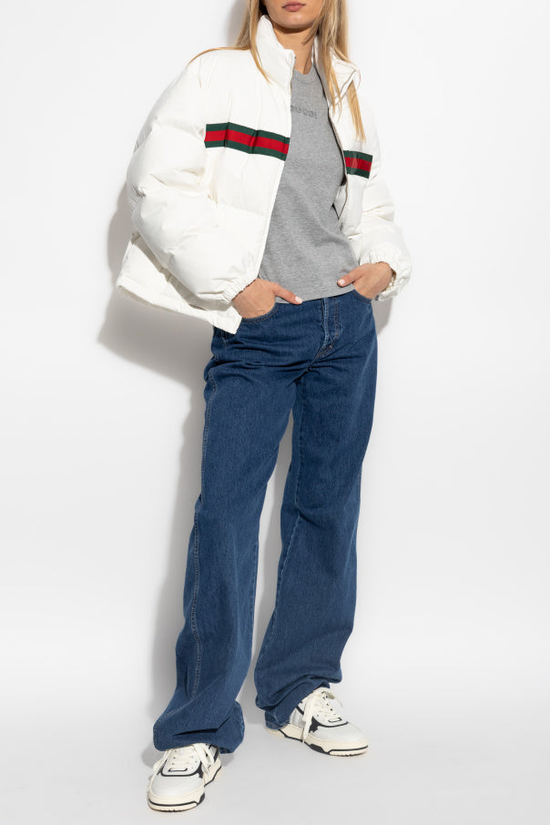 Gucci White Puffer Jacket