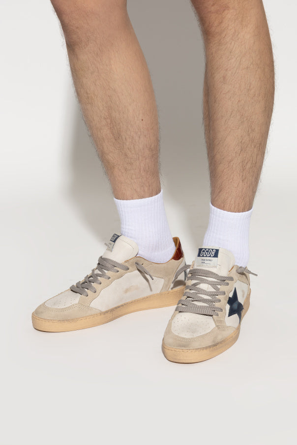 Golden Goose Beige 'Ballstar Double Quarter With Fol' Sports Shoes