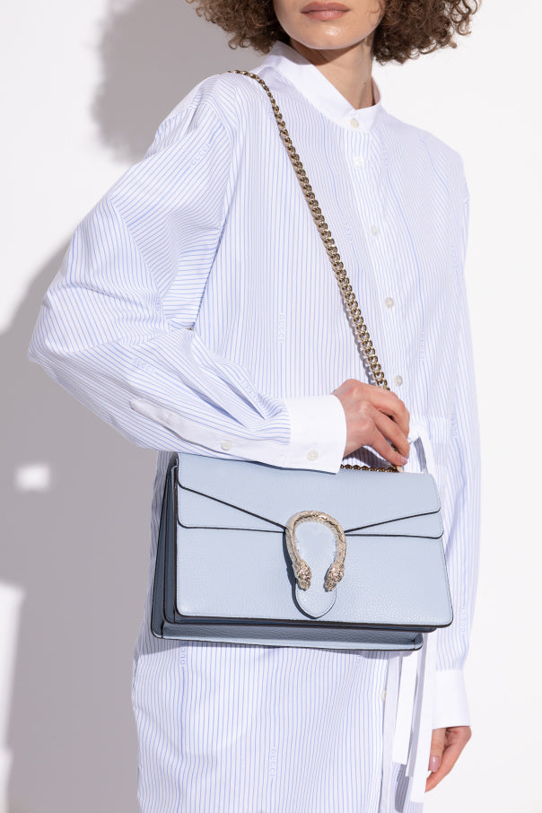 Gucci Light Blue Shoulder Bag "Dionysus Medium"