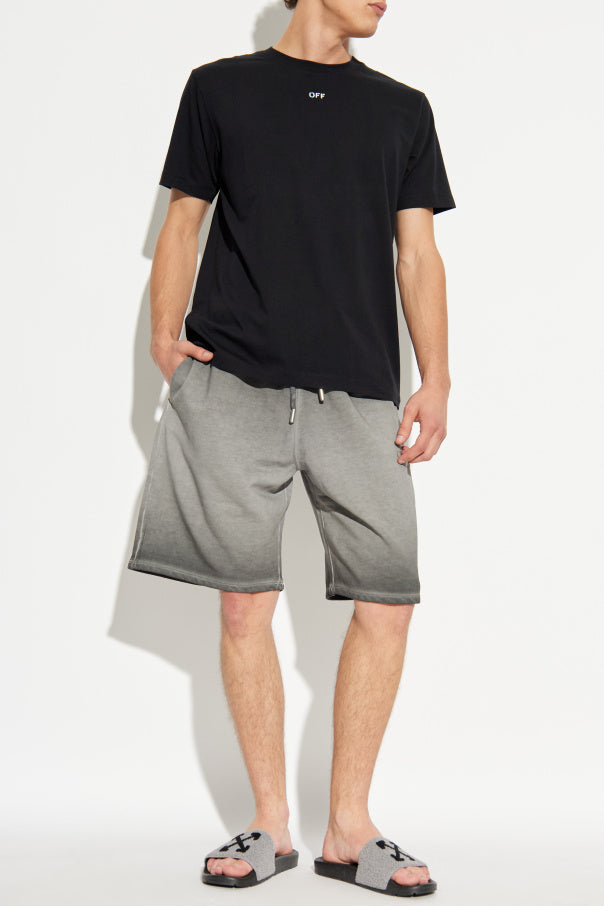 Off-White Black T-Shirt With Logo