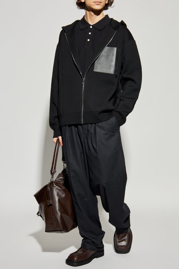 Loewe Black Wool Sweatshirt