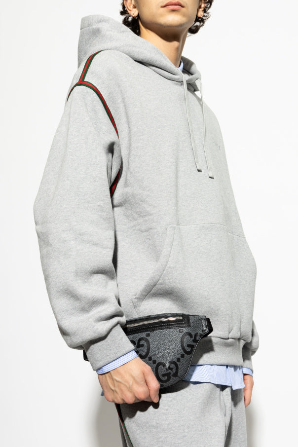 Gucci Grey Belt Bag Jumbo Small