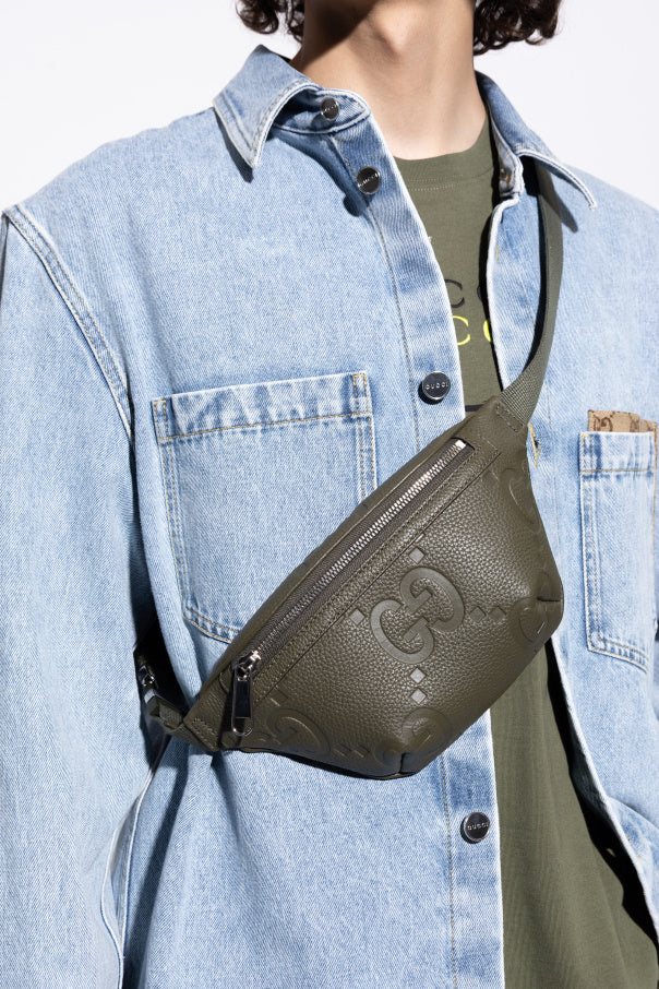 Gucci Green Leather Belt Bag