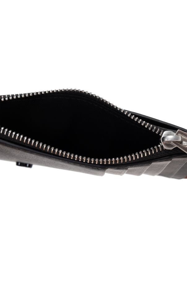 Ami Alexandre Mattiussi Black Leather Card Holder