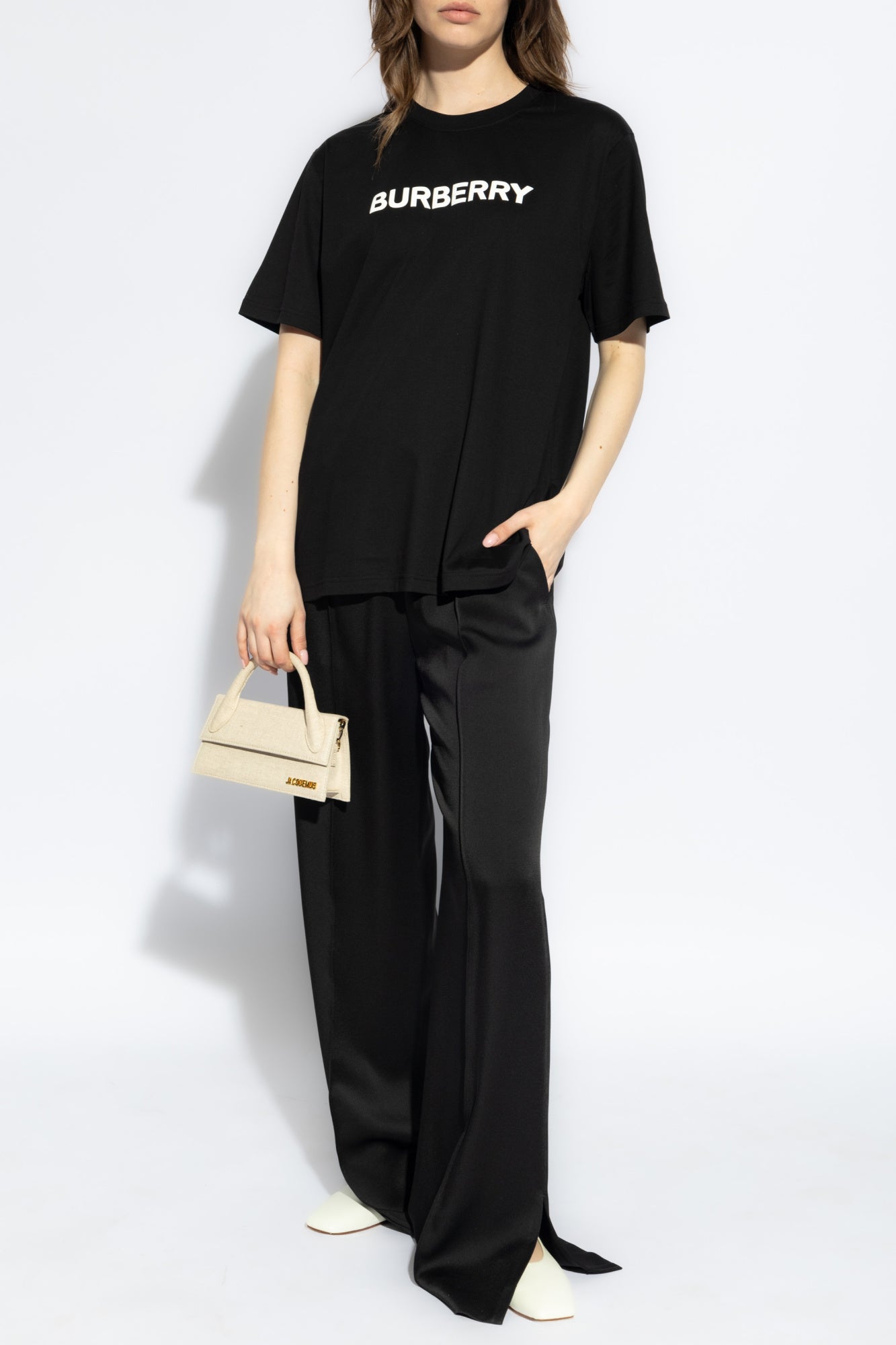 Burberry Black Printed T-shirt