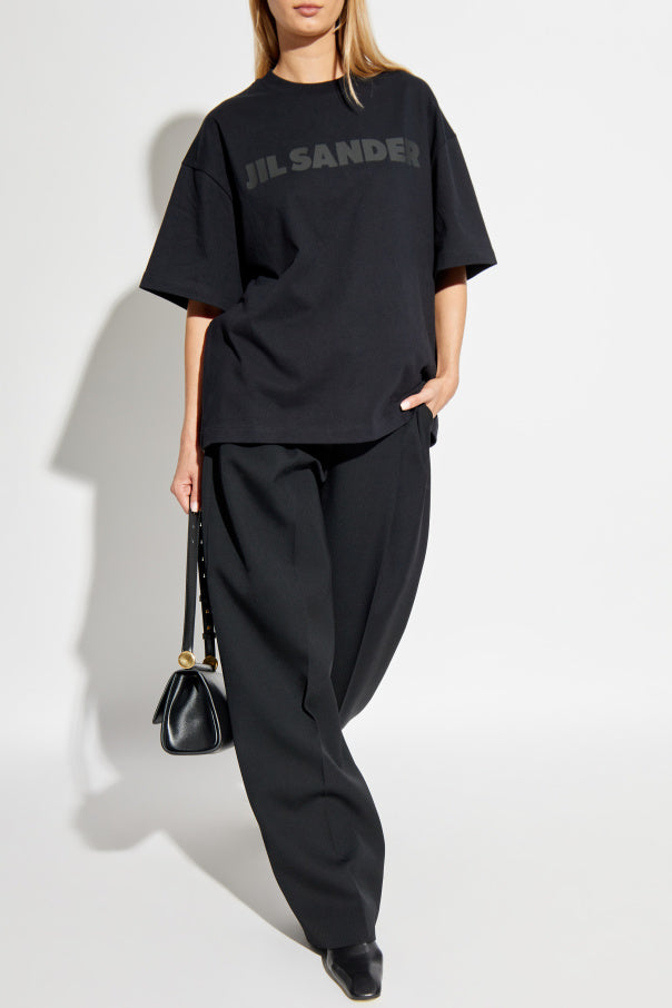 Jil Sander Black T-shirt With Logo