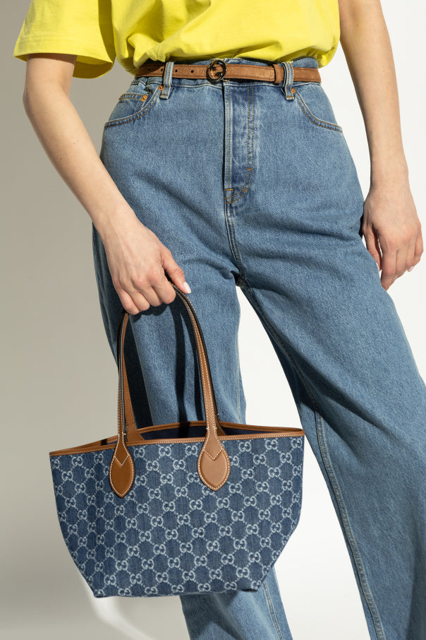 Gucci Blue Shopper Bag Totissim Small