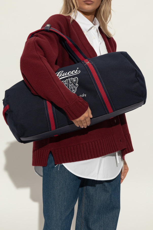 Gucci Navy Blue Hand Luggage Bag