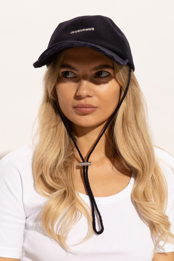 Jacquemus Black Baseball Cap