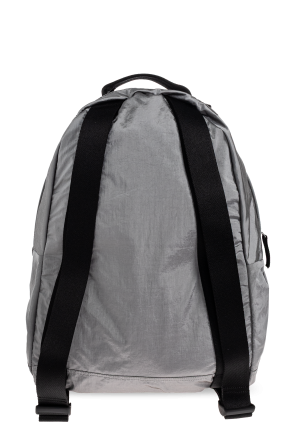 Stone Island Grey Backpack With Logo