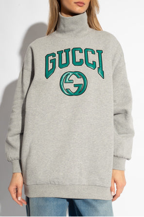 Gucci Grey Turtleneck Sweatshirt