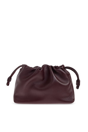 Loewe Burgundy Shoulder Bag "Flamenco Medium"