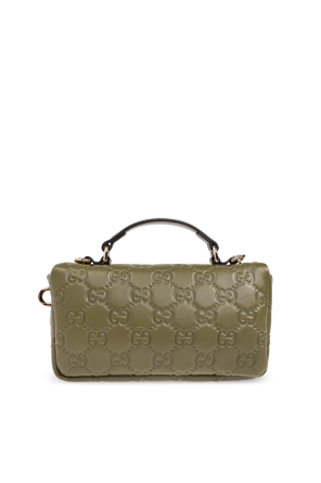 Gucci Green Handbag GG Milano Mini