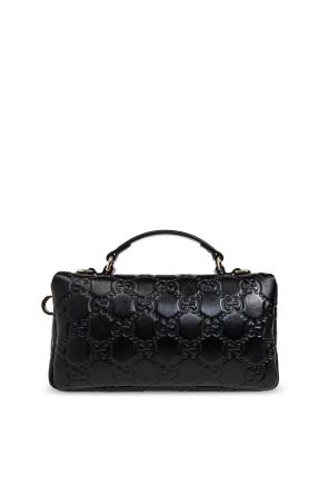 Gucci Black Handbag GG Milano Mini
