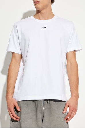 Off-White White T-Shirt With Logo