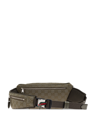 Gucci Green Belt Bag With 'GG' Pattern