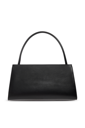 Ami Alexandre Mattiussi Black Leather Shoulder Bag