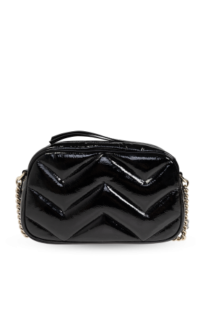 Gucci Black Shoulder Bag Small GG Marmont