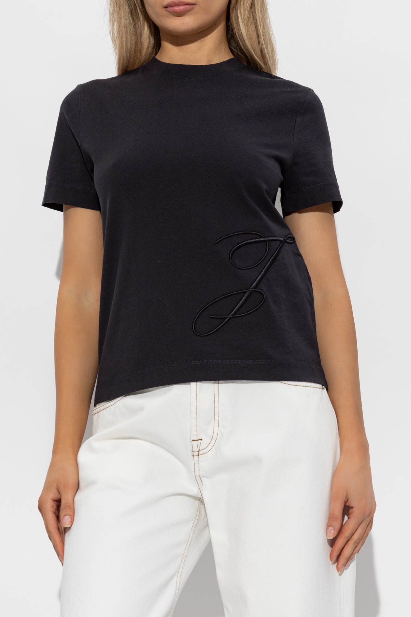 Jacquemus Black T-shirt With Logo