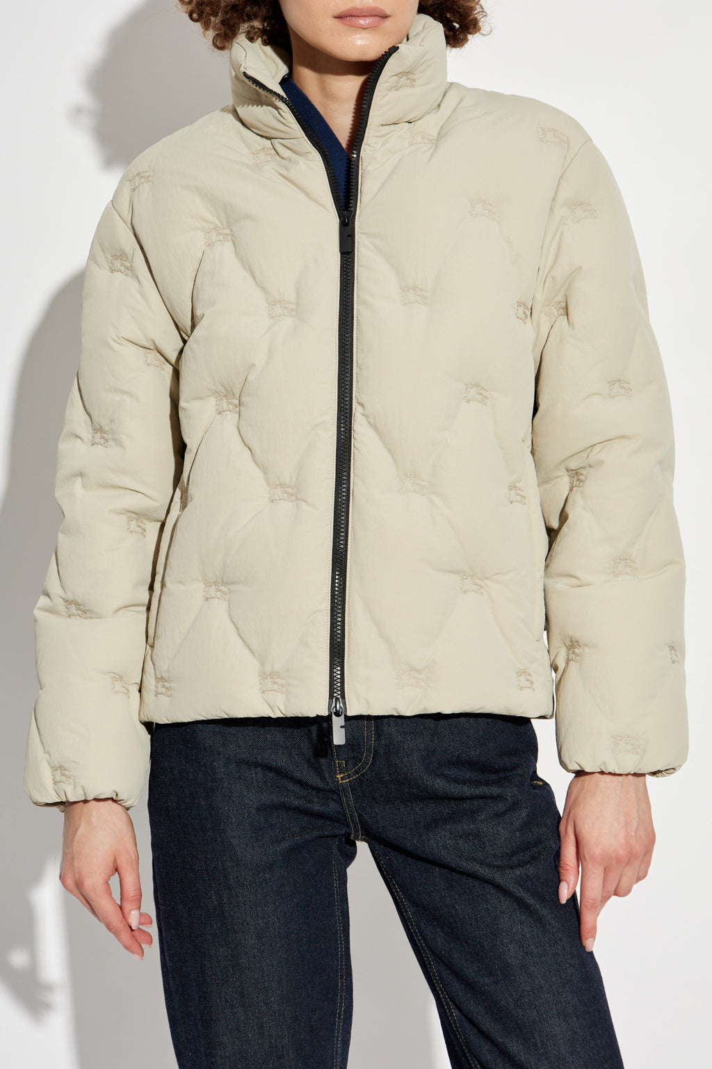 Burberry Grey Puffer Jacket