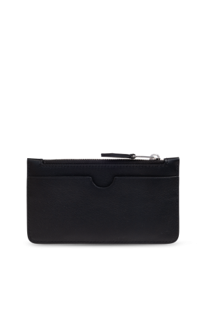 Ami Alexandre Mattiussi Black Leather Card Holder