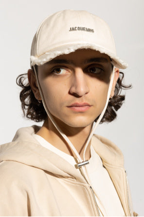 Jacquemus Cream Baseball Cap