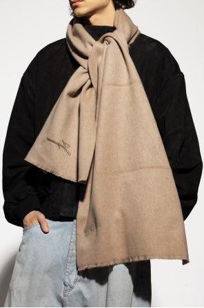 Jacquemus Beige Scarf With Logo