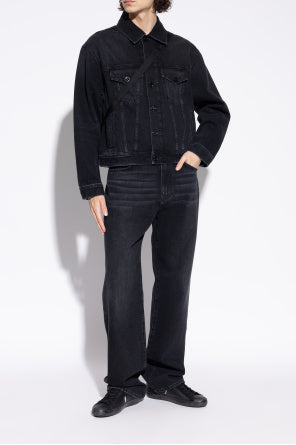 Golden Goose Black ‘Super-Star Classic With List’ Sports Shoes