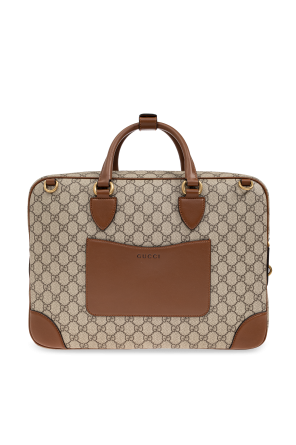 Gucci Beige Canvas Handbag GG Supreme