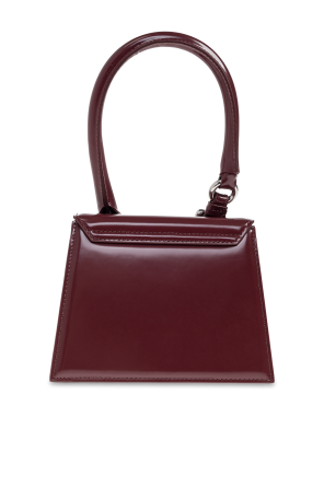 Jacquemus Burgundy Handbag ‘Le Chiquito Moyen Boucle’