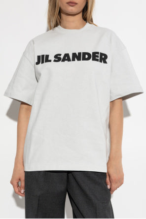 Jil Sander Grey T-shirt With Logo