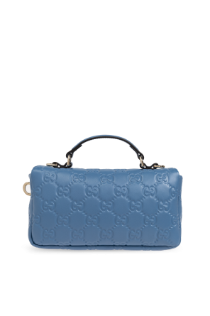 Gucci Blue Handbag GG Milano Small