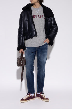 Golden Goose Burgundy ‘Super-Star Penstar Classic With’ Sports Shoes