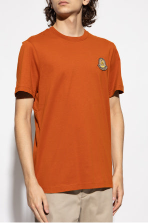 Moncler Orange T-Shirt With Logo