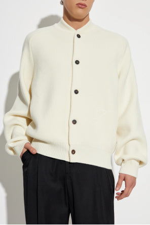 Jacquemus Cream Wool Cardigan ‘Pallone’