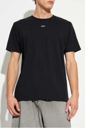 Off-White Black T-Shirt With Logo