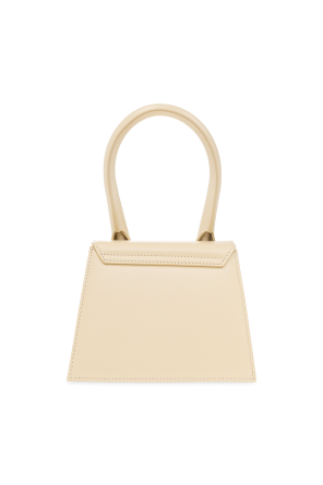 Jacquemus Cream ‘Le Chiquito Moyen’ Shoulder Bag
